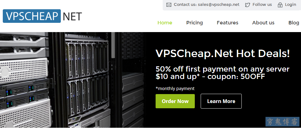 VPSCHEAP:$28/年付-512m内存/10gSSD/2核/1000M/不限流量